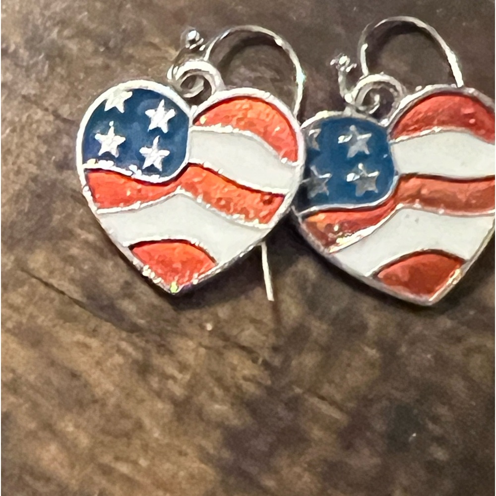 Patriotic earrings